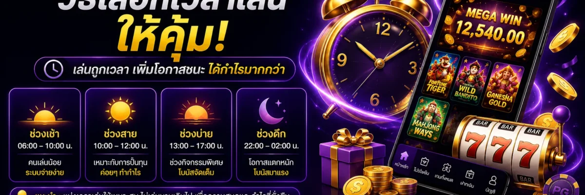 วิธีเลือกเวลาเล่น เดิมพันเกมBetflik ให้คุ้ม