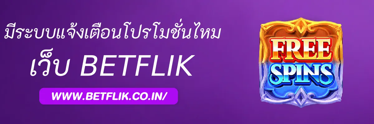 มีระบบแจ้งเตือนโปรโมชั่นไหม njoybetflik